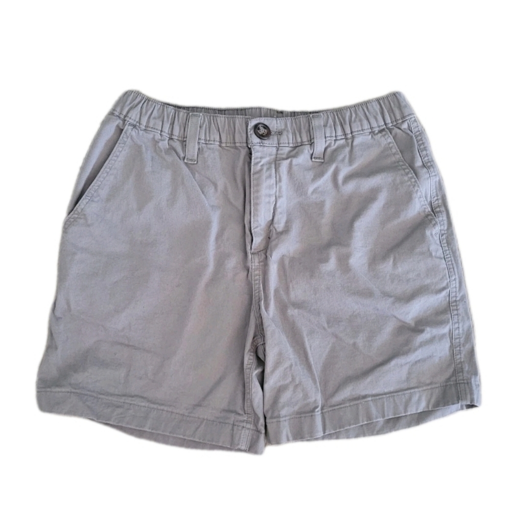 Chubbies Shorts Mens Size Small Gray Chino Flat Front 5.5" Inseam Regular Fit S